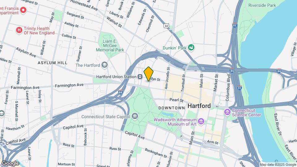Hollander Mapa y Detalles de la Ubicación