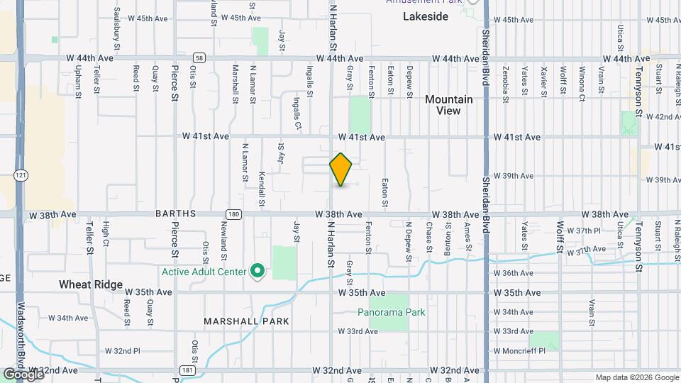 3860 N Harlan St Mapa y Detalles de la Ubicación