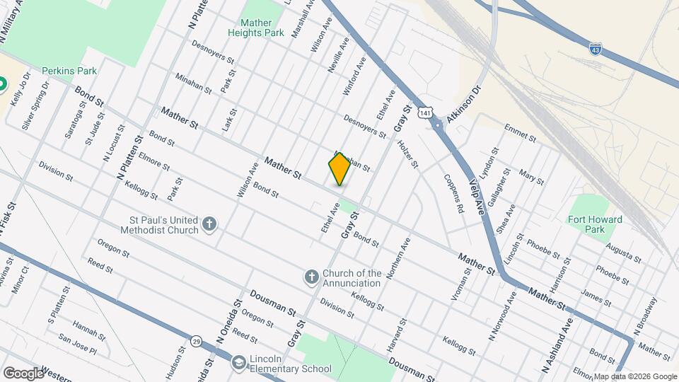 703 Ethel Ave Mapa y Detalles de la Ubicación