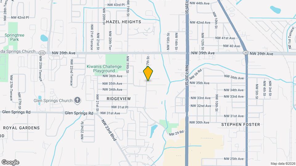 3505 NW 17th St Map and Location Details