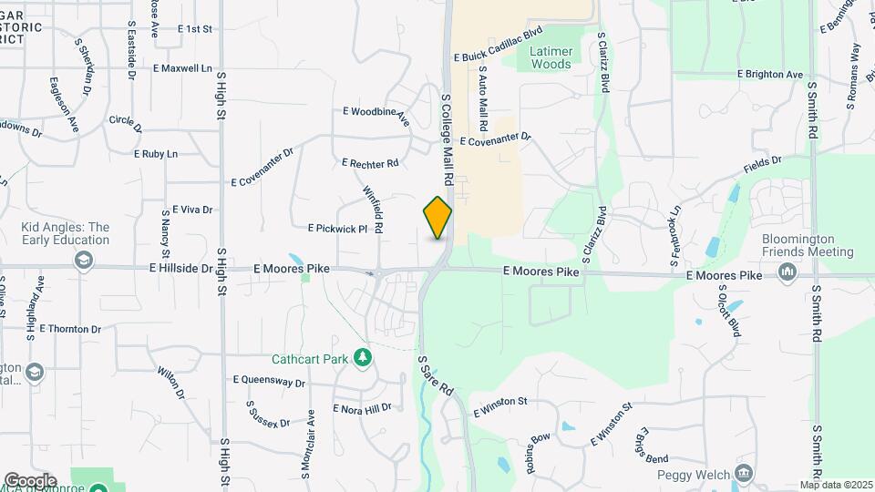 1374 S College Mall Rd Map and Location Details