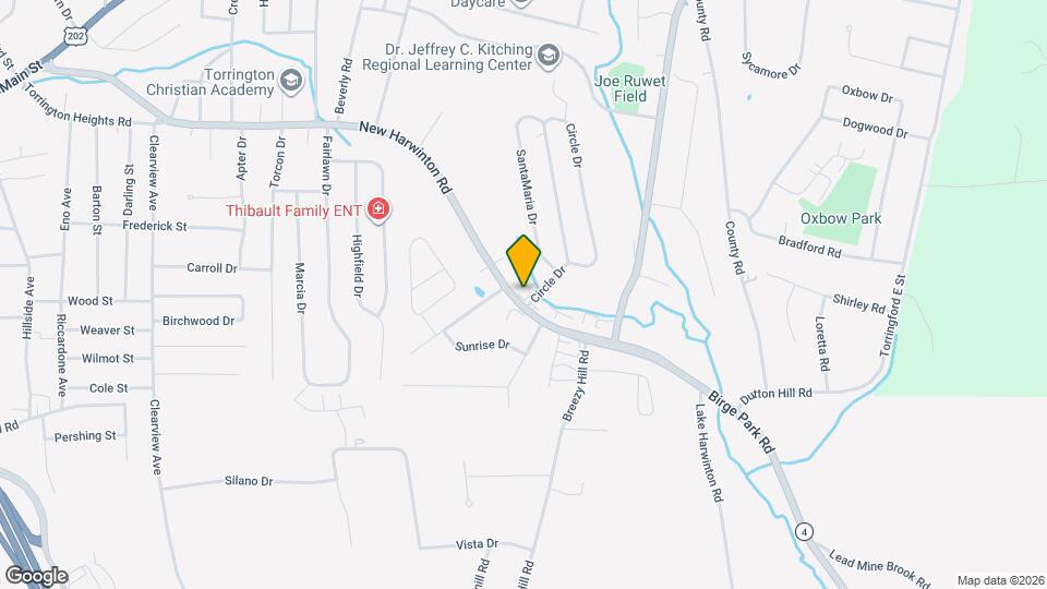 835 New Harwinton Rd Map and Location Details