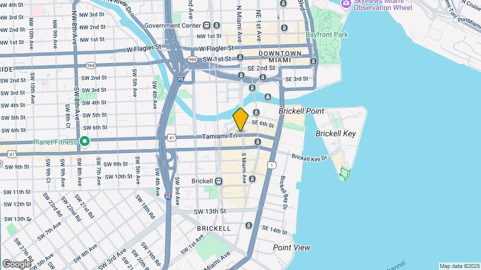 185 SW 7th St Map and Location Details