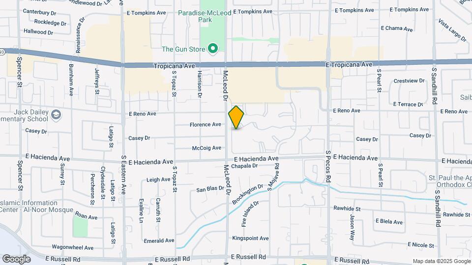 5196 Mandalay Springs Dr Map and Location Details
