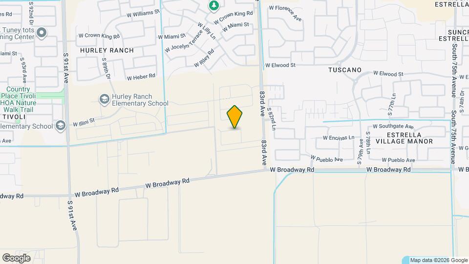 8421 W Atlantis Wy Map and Location Details