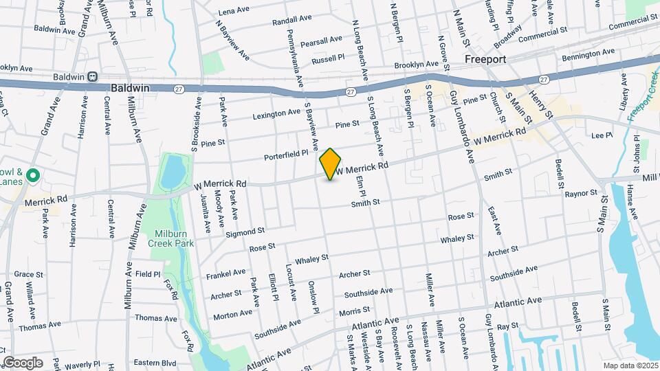 287-295 W Merrick Rd Map and Location Details