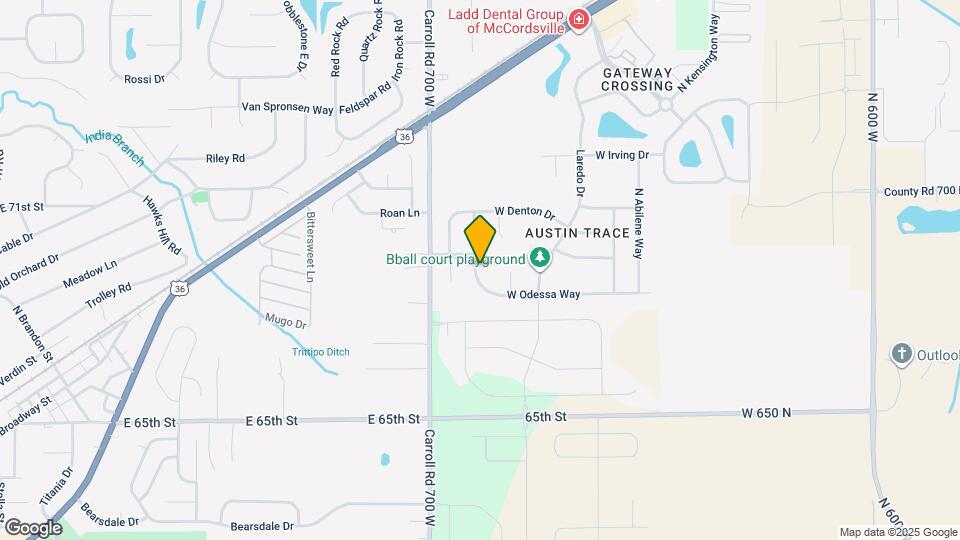 6868 W Odessa Way Mapa y Detalles de la Ubicación