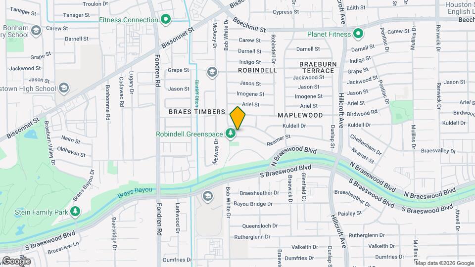 6226 Reamer St Map and Location Details
