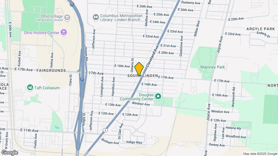 1673-1675 Cleveland Ave Map and Location Details
