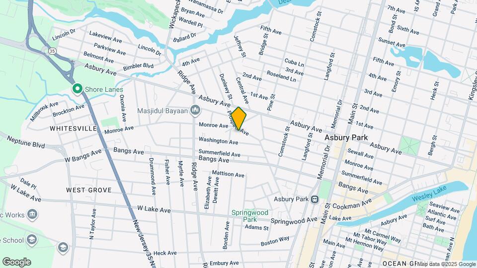 537 Prospect Ave Map and Location Details