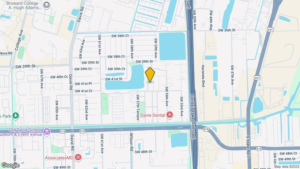 4150 SW 56th Terrace Map and Location Details