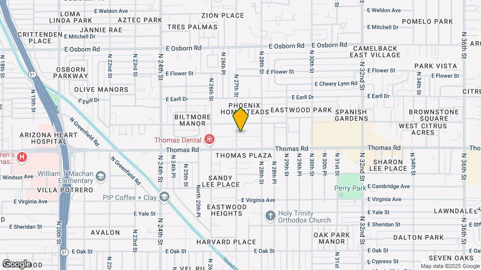 2929 N 27th St Map and Location Details