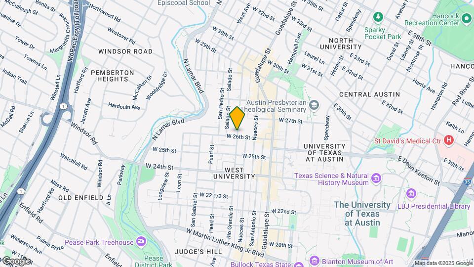 2606 Rio Grande St Map and Location Details