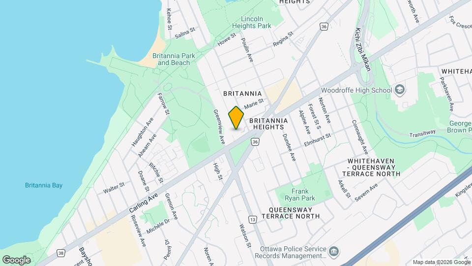 415 Greenview Ave Map and Location Details