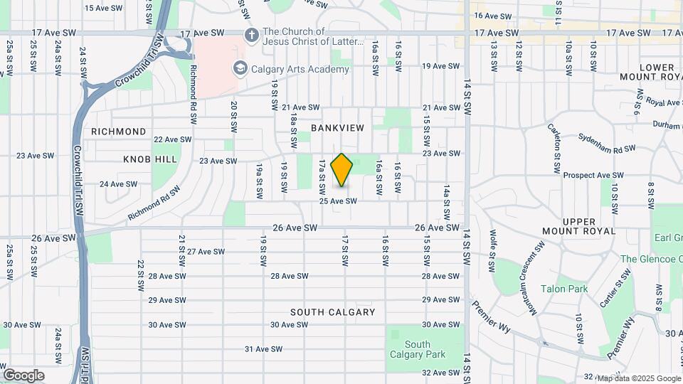 2515-2517 17 St SW Map and Location Details