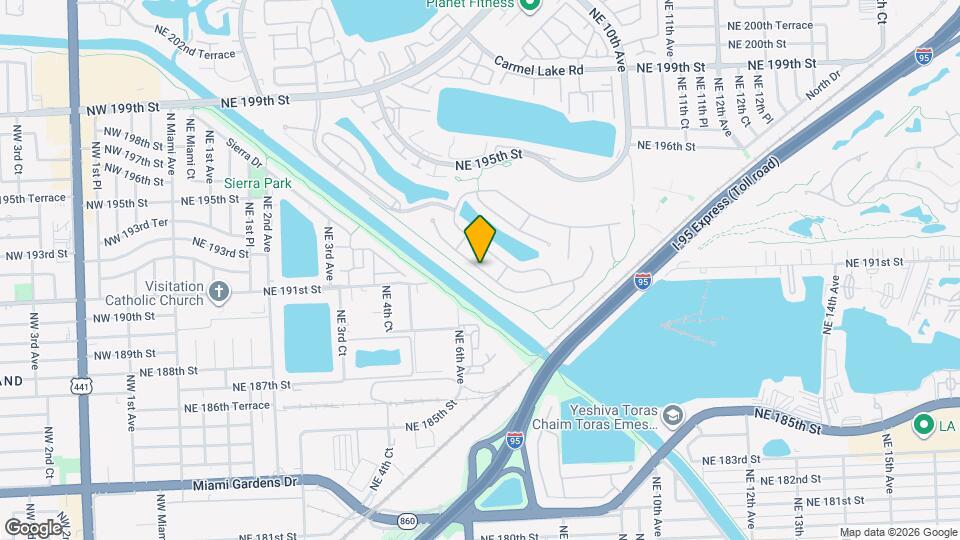 649 NE 191st St Map and Location Details