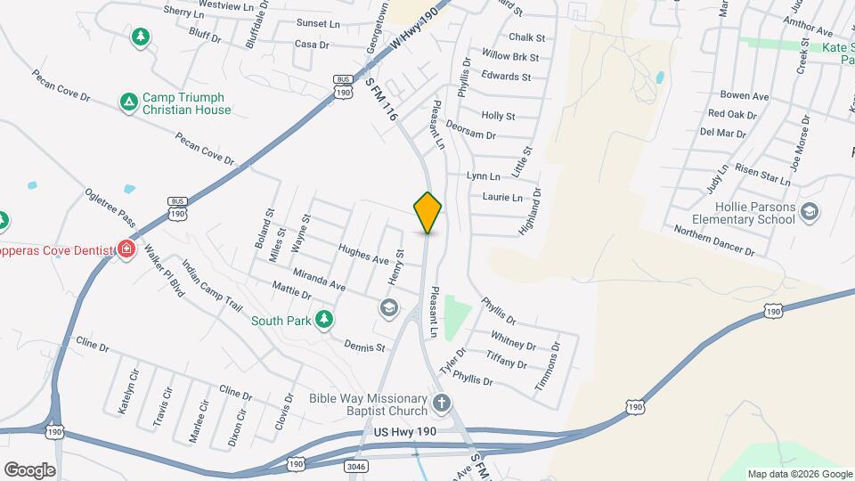 1821 FM116 Map and Location Details