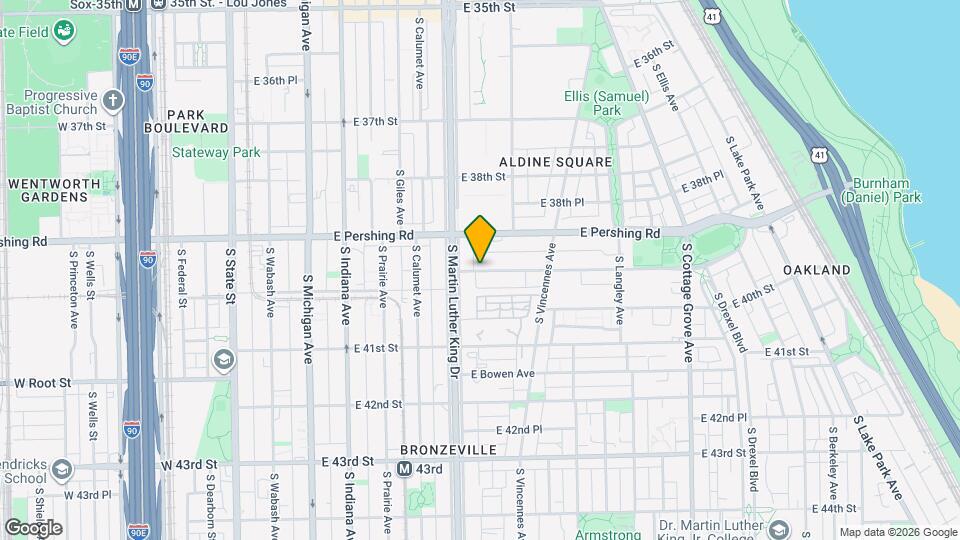 418 E Oakwood Blvd Map and Location Details