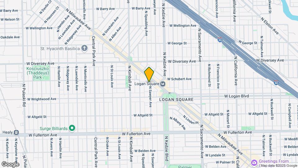 2644 N Sawyer Ave, Unit 1 Map and Location Details