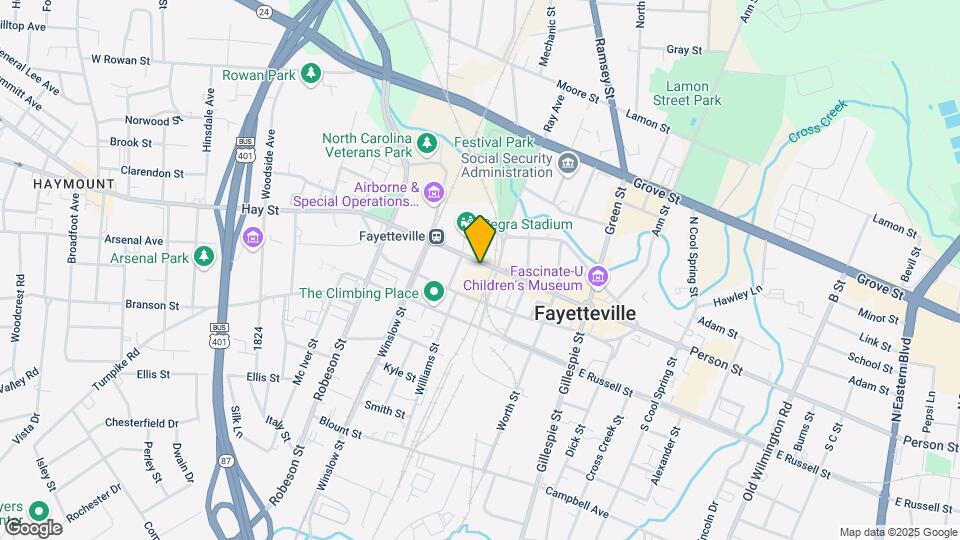 405 Hay St Mapa y Detalles de la Ubicación