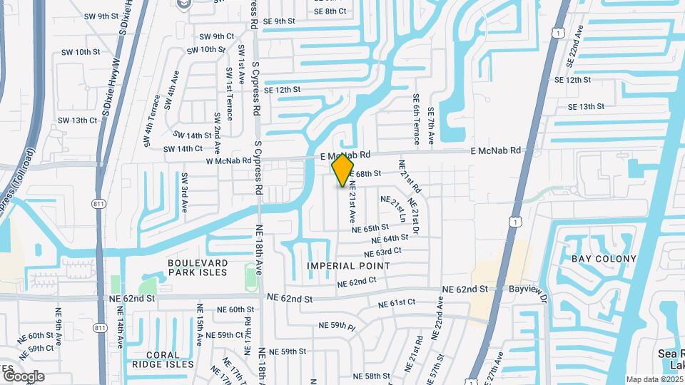 6620 NE 20th Way, Unit 1801 Map and Location Details