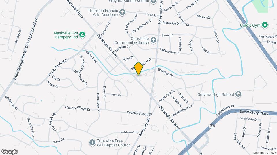 3032 Denny Brooke Ln Map and Location Details