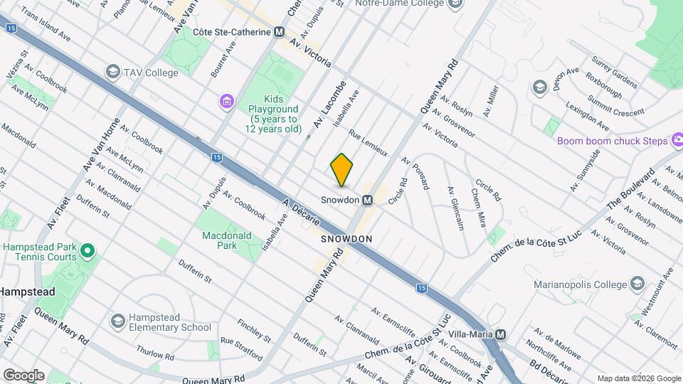 5172 De Westbury Av Map and Location Details