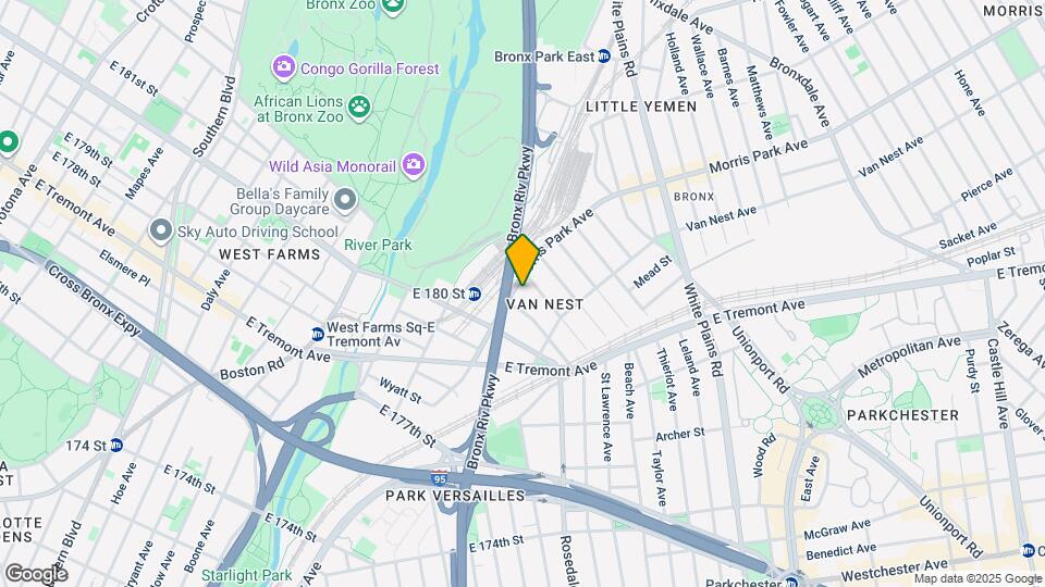 516 Morris Park Ave Map and Location Details