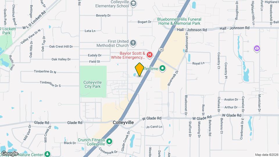 5232 Colleyville Blvd Map and Location Details