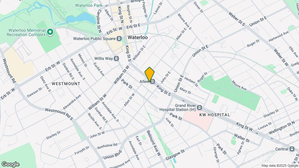 191 King St S Map and Location Details