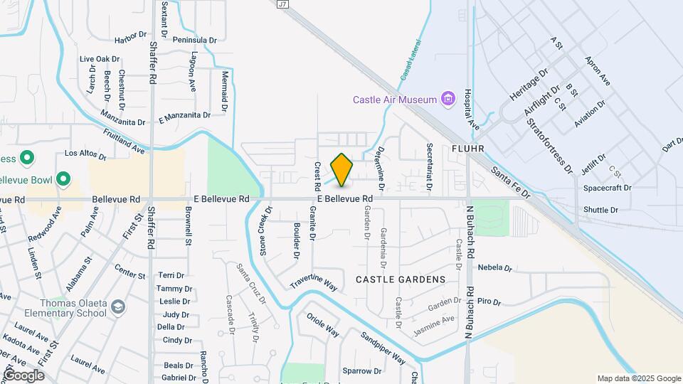 1161 E Bellvue Rd Map and Location Details