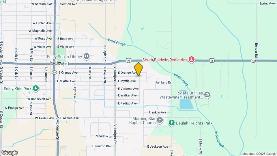 625 E Myrtle Ave Map and Location Details