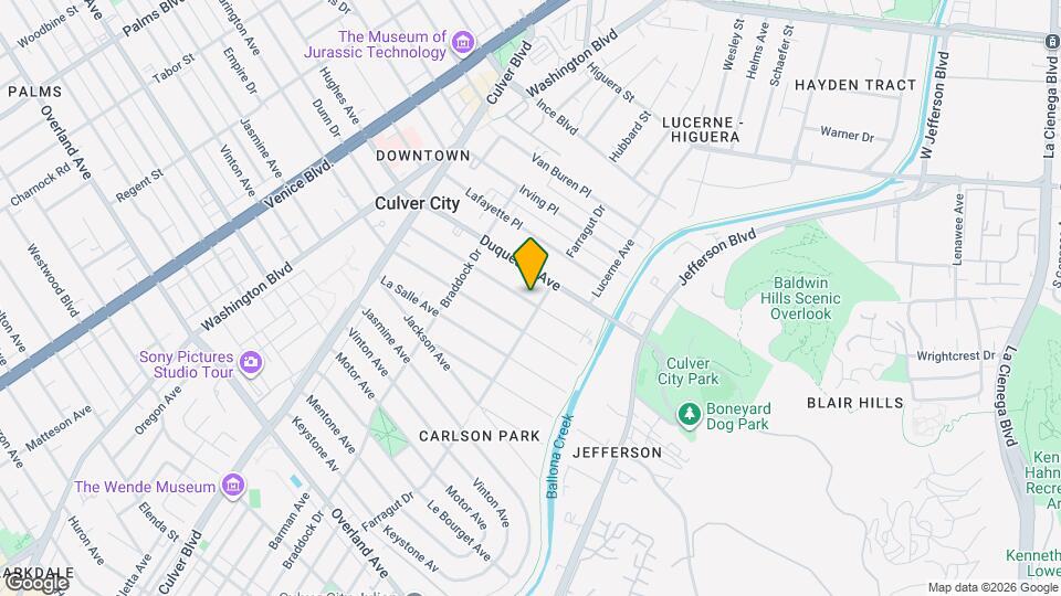 4186 Lincoln Ave Map and Location Details