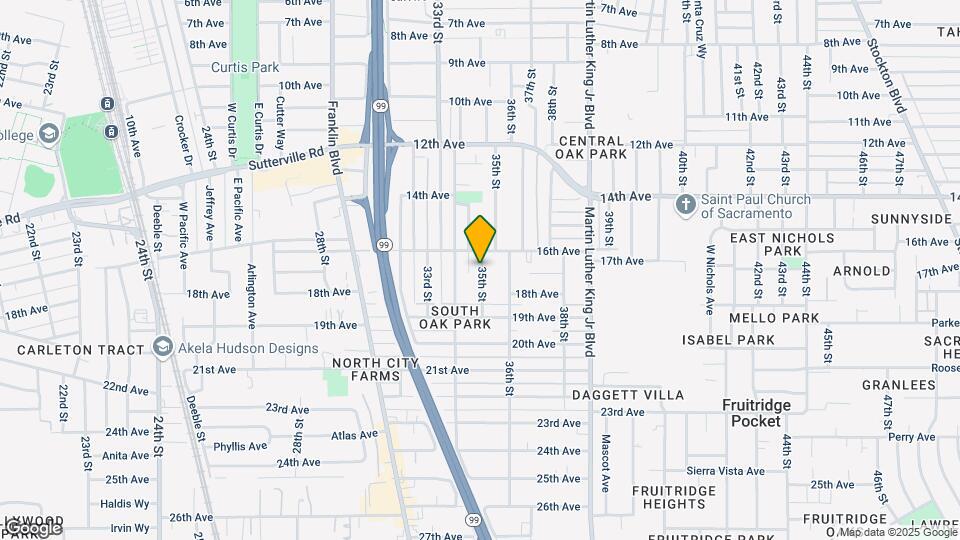 4116 35th St Map and Location Details