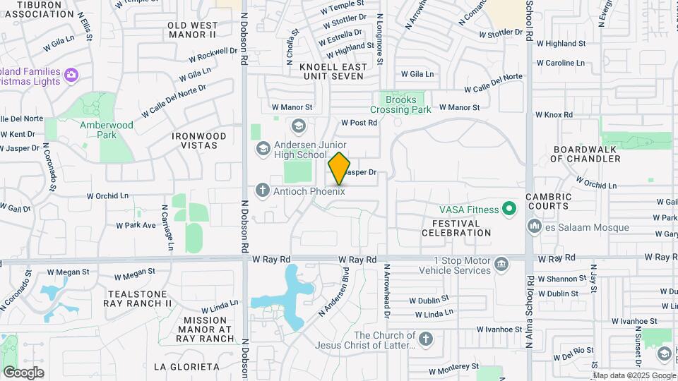 1641 W Ironwood Dr Map and Location Details