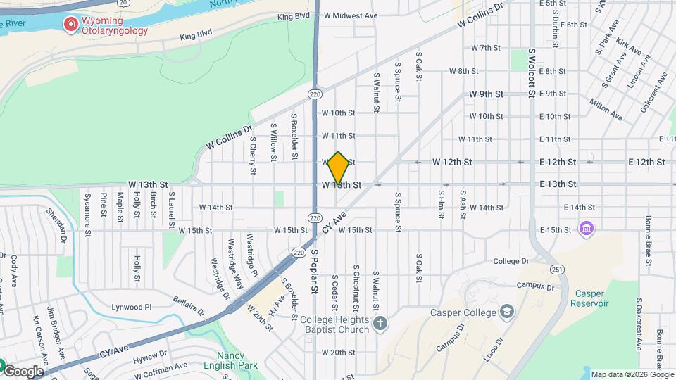 841 W 13th St Map and Location Details