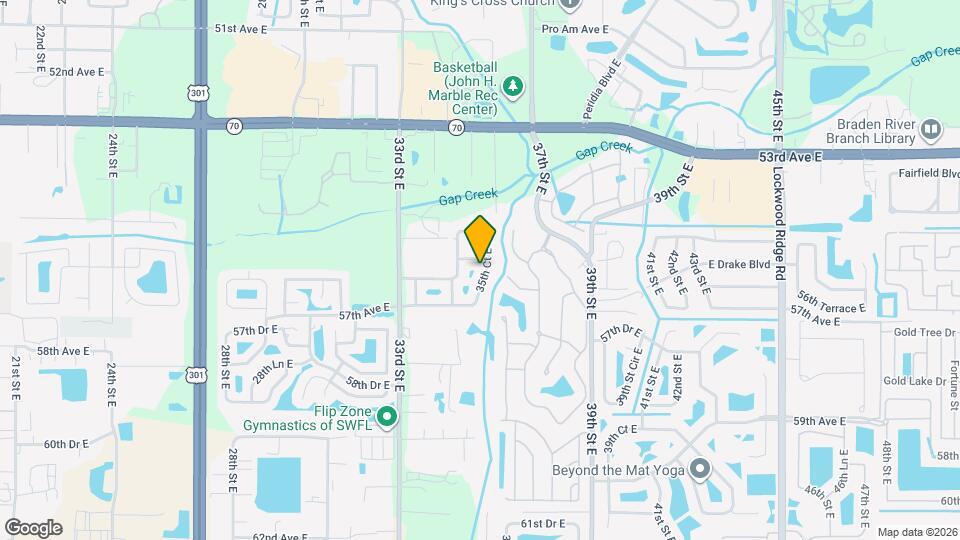 5604 35th Ct E Map and Location Details