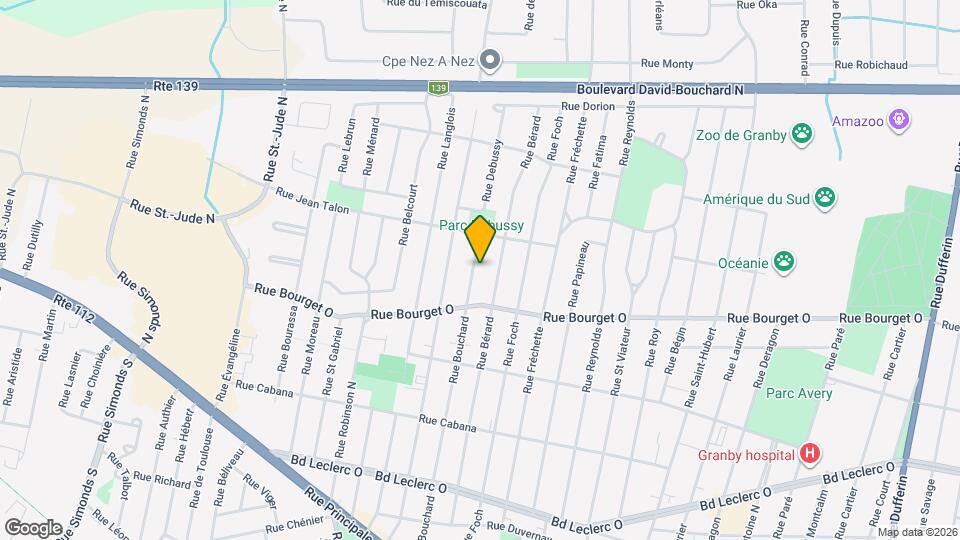 349 Bouchard Rue Map and Location Details