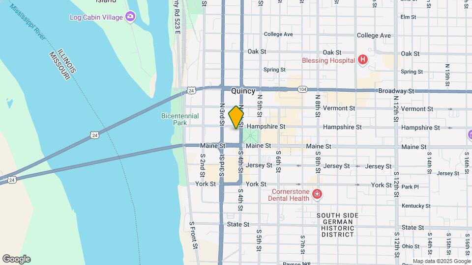123 N 4th St Map and Location Details