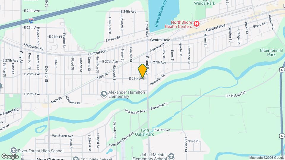 1811 E 28th Ave Mapa y Detalles de la Ubicación