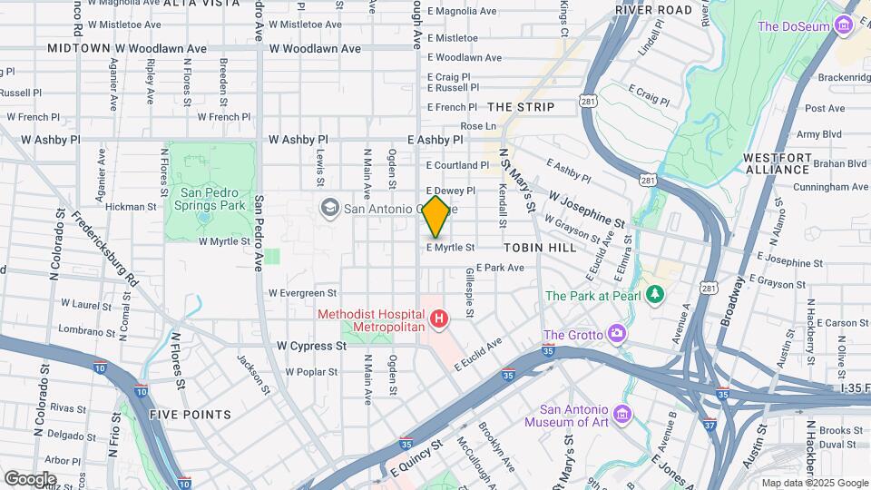 317 E Myrtle St Map and Location Details