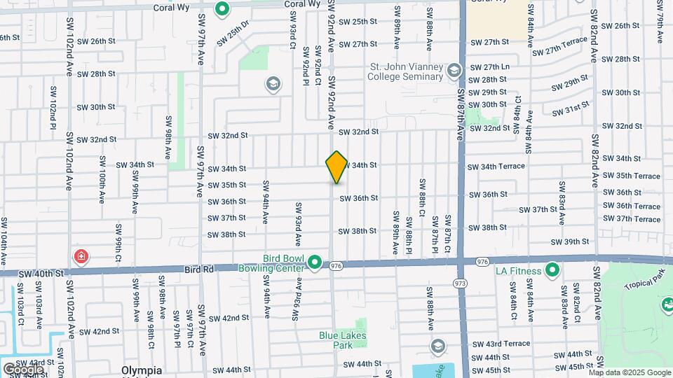 3525 SW 92nd Ave Mapa y Detalles de la Ubicación