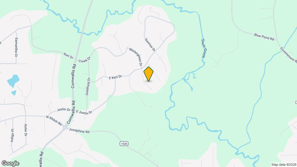 223 Wintergreen Dr Map and Location Details