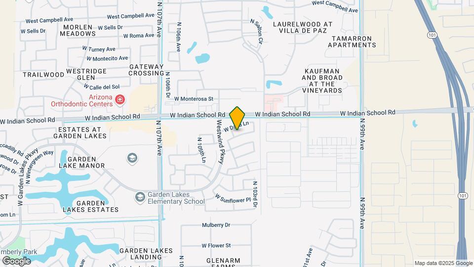 10382 W Amelia Ave Map and Location Details