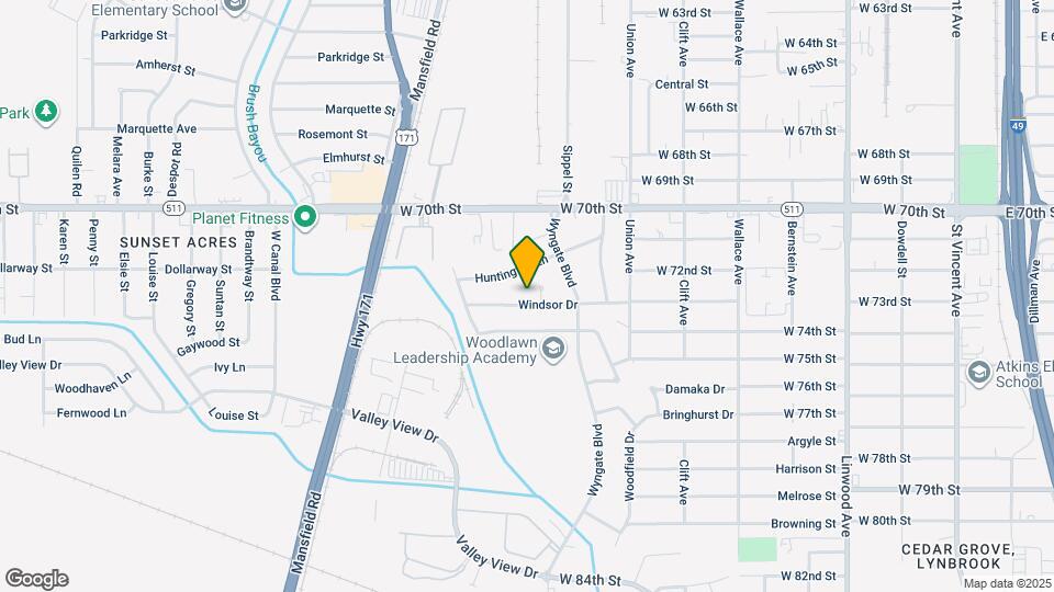 941 Windsor Dr Map and Location Details