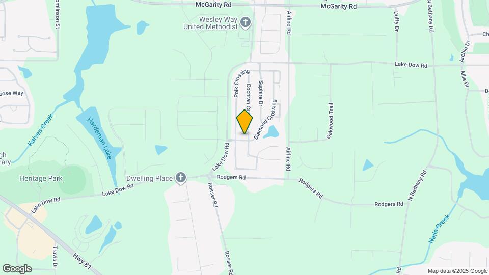 1301 Cochran Crossing Map and Location Details