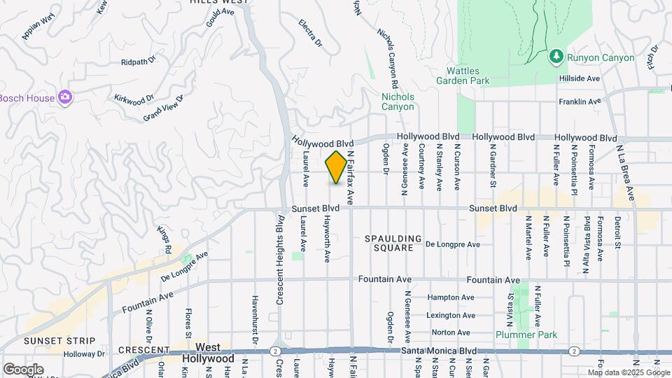 1532 Hayworth Ave Map and Location Details