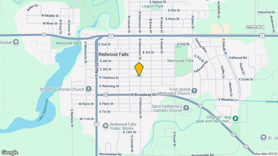 606 S Halvorson St, Unit 2 Mapa y Detalles de la Ubicación