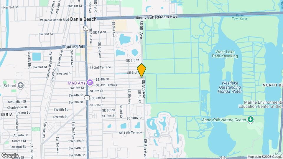 418 SE 4th St Map and Location Details