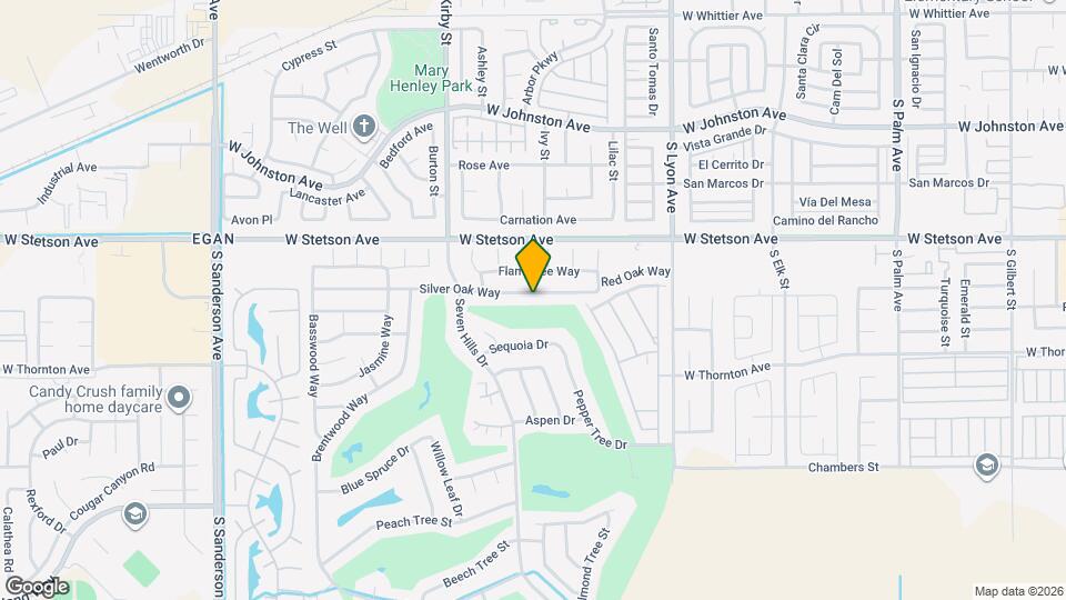 1955 Silver Oak Way Mapa y Detalles de la Ubicación